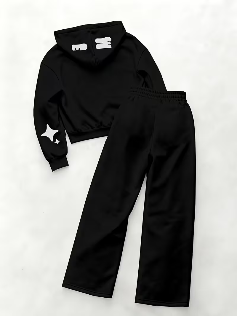 Conjunto de Sudadera para Hombre Otoño Invierno 2 Piezas