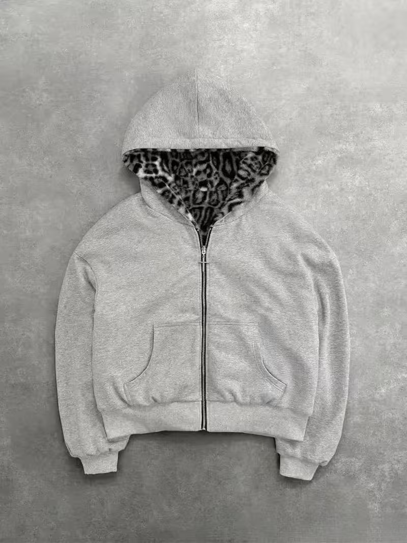 Y2K Sudadera con Capucha Grande